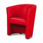 Fotelis BT PCL2 (Raudona dirbtinė oda) - LIKO 2 VNT. *D-J